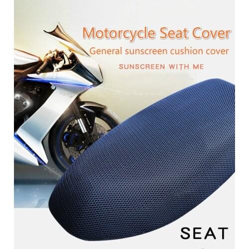 Motorcycle Parts High Quality Sun Protection E-bike Scooter Seat Cover 3D Breathable Four Seasons Universal Soft Lightweight