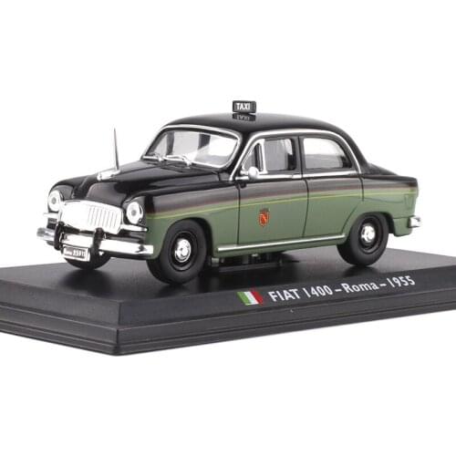 1:43 Fiat FLAT L400 Roma 1955 TAXI Alloy Car Model Collection Model Car