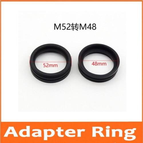 1pc Adapter Ring Change M52mm Mounting Size to M48mm for Stereo Microscope Auxiliary Attachment Objective Lens Parts Accessories