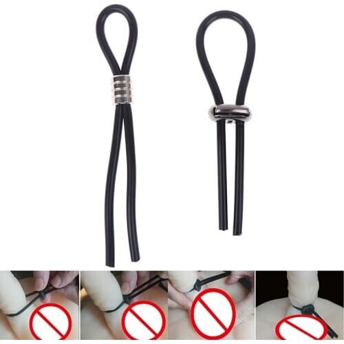 1pcs Sex Toys Adjustable Steel/ABS Time Delay Erection Cock Rings for Men, Adult Sexy Penis Rings Sex Products