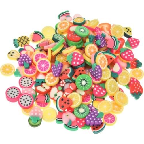 100Pcs/Pack 10x2mm Clay Slice DIY Mobile Phonecase Decoration Accessories Childrens Handmade SLM Creative Accessories Wholesale