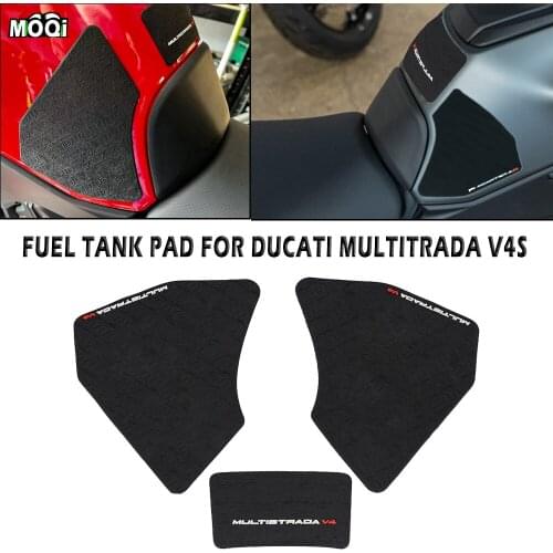 2021 Motorcycle Side Fuel Tank Pad FOR DUCATI Multistrada V4 S V4S Stickers Rubber Stickers Waterproof Non-slip