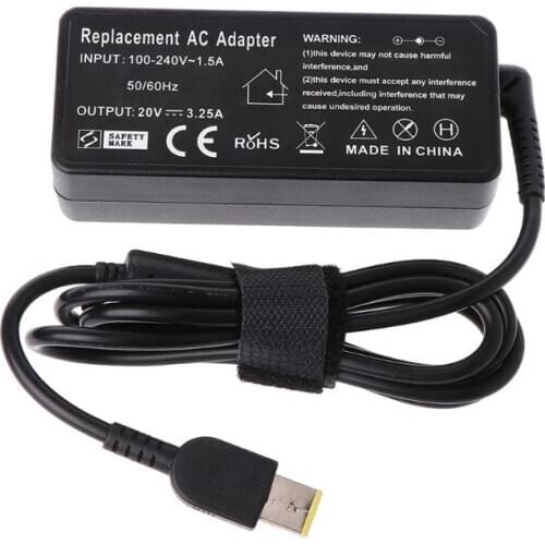 20V 3.25A 65W AC Power Supply Adapter for Lenovo G400 G500 G505 G405 ThinkPad X1 Carbon Yoga 13 Laptop Charger D08A