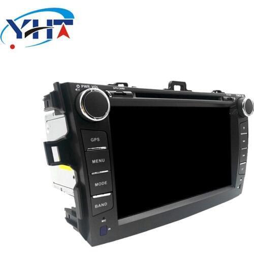 2din 8" Octa-Core 2+32GB Android 8.1 Car Radio DVD Player with Capacitive Touch Screen MirrorLink for Toyota Corolla 2007-2011
