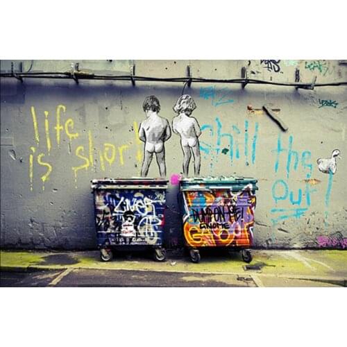 More Style Choose "Life Is Short Chill The Duck Out" Film Print Silk Poster Home Wall Decor 24x36inch