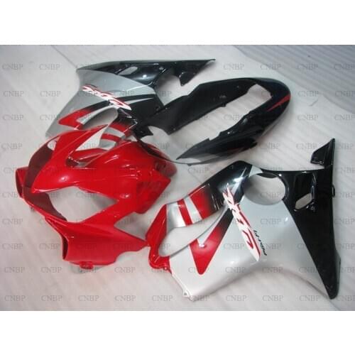CBR600F4i 2004 - 2007 Fairings CBR F4i 2007 Full Body Kits CBR F4i 2005 Red Black Silvery Bodywork
