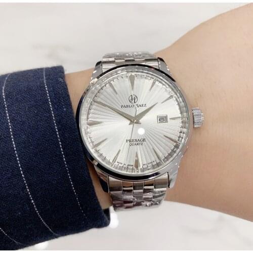 PABLO RAEZ 2021 Top Brand Luxury Mens Watch 30m Waterproof Date Clock Male Sports Quartz Casual WristWatch Relogio Masculino