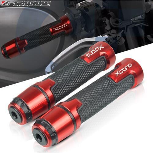 For KYMCO XCITING New With LOGO Xciting Motorcycle Handle grip ends Handlebar Grips For KYMCO XCITING 250 300 350 400 400S 500