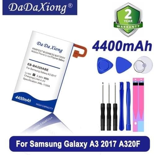 EB-BA320ABE 4400mAh Battery For Samsung Galaxy A3 (2017) A320 SM-A320F A320Y A320FL A320F/DS A320Y/DS +Tools
