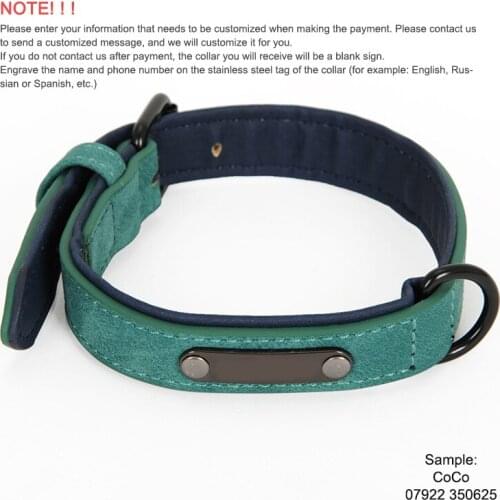 Custom PU Leather Personalized Pet Dog Collar Go Out For Traction Suitable For Small Medium And Large Dog Cat Adjustable Collars