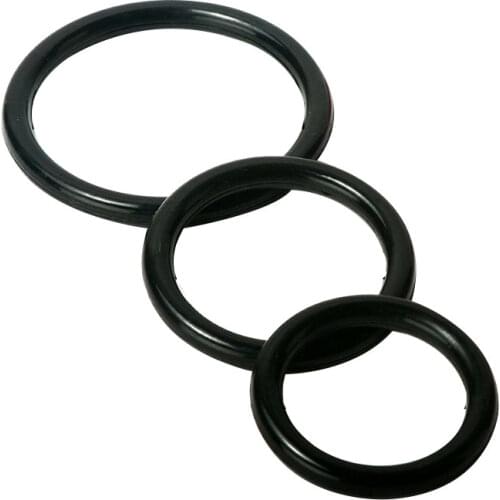 3pcs/set Reusable Cock Rings for Men Super Stretchy Strong Time Delay Ejaculation Ring Penis Extension Sleeve Adult Sex Products