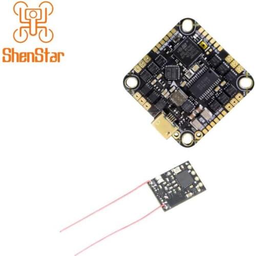 ShenStar F411 20A/35A 2S-6S Flight Controller with XR502 Series Receiver for Frsky/Flysky/Futaba Transmitters FPV Racing Drone