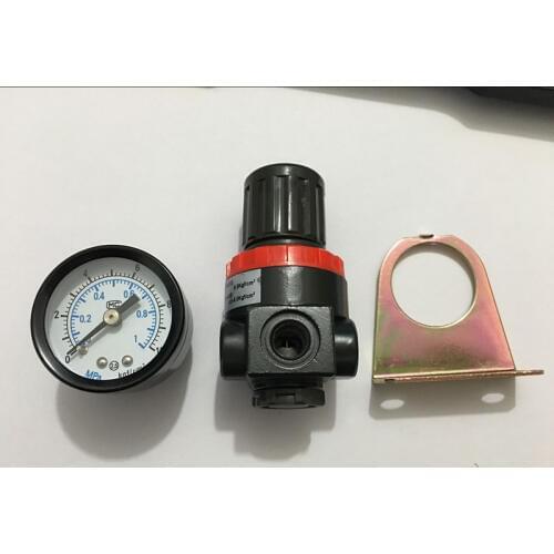 MINI Pneumatic Air Pressure Regulator 1/4" BSPT w/ Gauge 750L/min AR2000