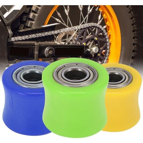 Motoforti 10mm Hole Motorcycle Motorbike Drive Chain Roller Pulley Slider Tensioner Wheel Guide For PIT Dirt Bike ATV CRF CR XR