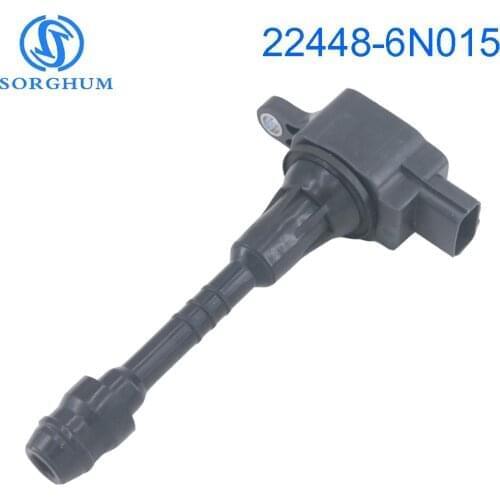 New 22448-6N015 Original Ignition Coil For Nissan Sentra 1.8 Almera N16 Primera P11 2001-2006 AIC-4004G 22448-6N011