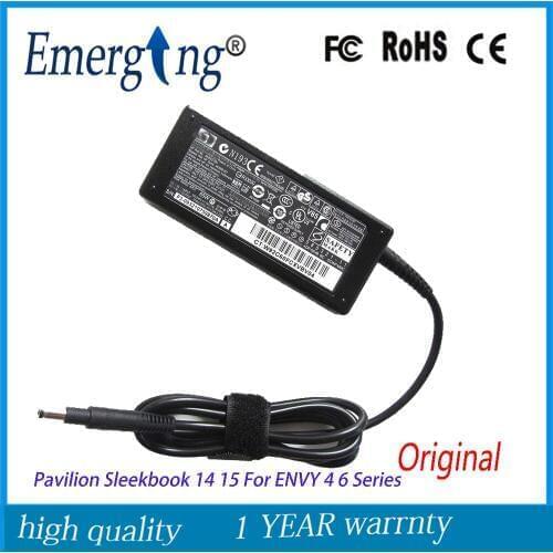 Original 19.5V 3.33A 65W AC Laptop Adapter Charger For HP ENVY 4 6 Pavilion Sleekbook 677770 003 613149 001 PPP009D 613149 002