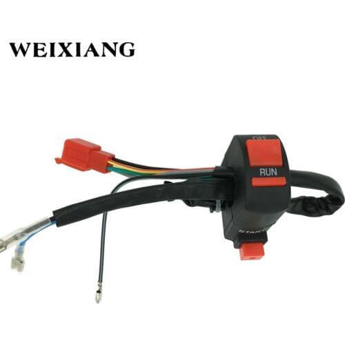 7/8" Motorcycle Handlebar Control Switch Ignition Kill Start Switch ON OFF For YAMAHA Kawasaki Electric Dirt 125 Pit Bike