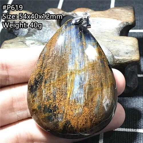 Top Natural Pietersite Pendant Jewelry For Women Men Healing Stone 54x40x12mm Beads Crystal Silver Namibia Energy Gemstone AAAAA