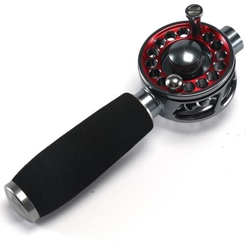 Full metal hollow reel Line through the inside Modified fishing reel CNC carved gear ratio1:1 3BB fishing wheel set