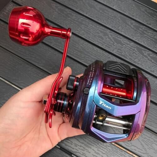 Aluminum Fishing Reel 17kg Max Drag 7.1:1 Gera Ratio 11+1BB Fiber Drag Power sea metal baitcasting reel snakehead fish Cat fish