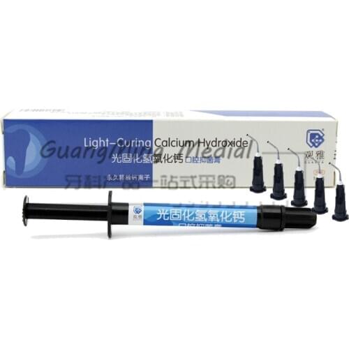 Light-curing calcium hydroxide Dental materials light-cured calcium hydroxide