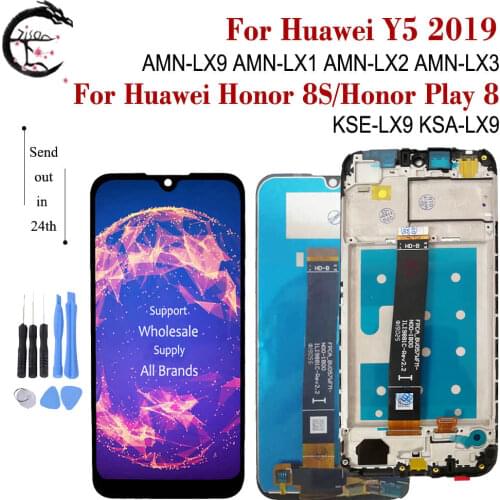 LCD With Frame For Huawei Honor 8S KSE-LX9 KSA-LX9 LCD Y5 2019 AMN-LX9 AMN-LX1 AMN-LX2 AMN-LX3 Display Screen Touch Digitizer