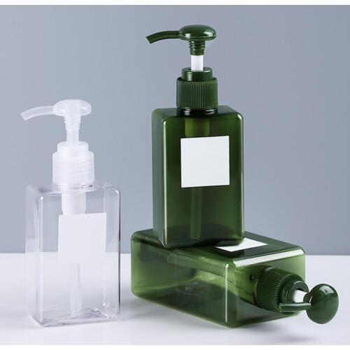 100/150/250ml Home Shower Shampoo Lotion Empty Refillable Pump Dispenser Bottle Travel Packing Cosmetic Container Press Bottles