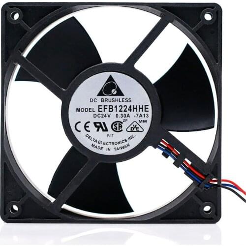 120mm DC 24V Server Cooling Fan,EFB1224HHE for Delta 12038 12cm High Speed Air Volume Inverter Cooling Fan
