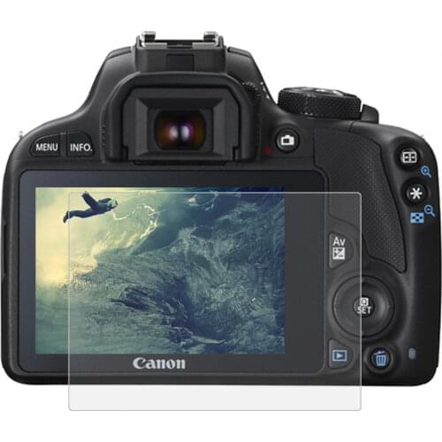 2.5D Curved Edge 9H Hard Tempered Glass Screen Protector Cover For Canon100D / M3 Camera