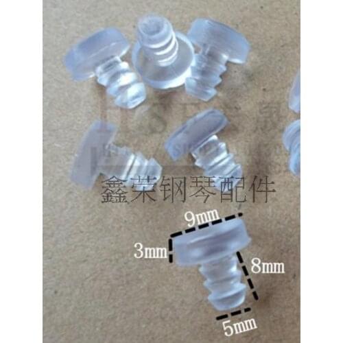 20pcs Piano accessories piano cover leather pad piano leather washer rubber pad piano cover rubber pad