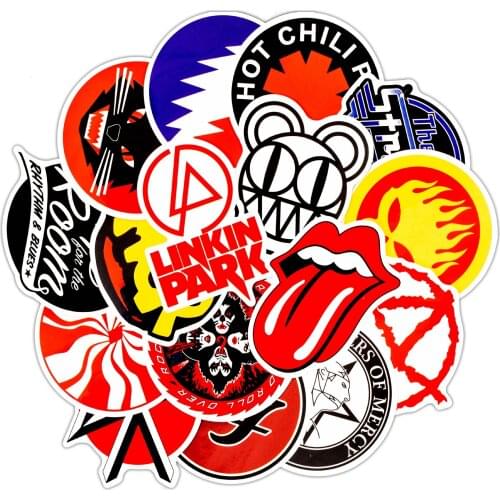 50 pcs Cool Logo Stickers for Car Styling Bike Motorcycle Phone Laptop Travel Luggage Cool Funny Sticker JDM Decal