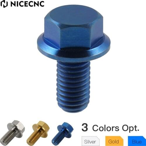 Aluminum Crankcase Oil Filler Drain Plug For Yamaha YFZ450 YFZ 450 2004-2009 2008 2007 2006 Oil Tank Bolt Titanium Gold Blue
