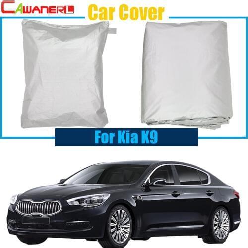 Cawanerl Car Cover For Kia K9 Vehicle UV Anti Outdoor Sun Rain Snow Frost Resistant Protector Dustproof Cover