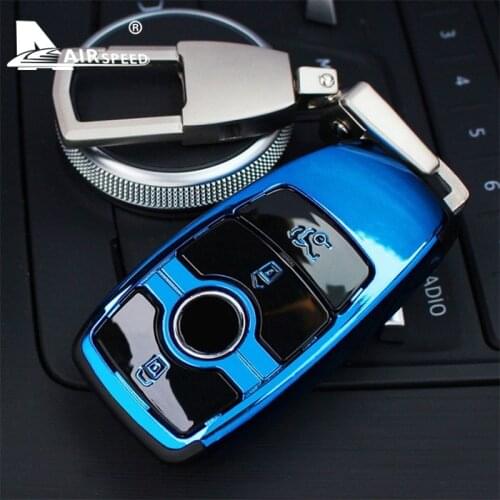 AIRSPEED ABS Car Key Shell Auto Key Case Covers Styling for Mercedes Benz E Class E300 E200 E220 E260 E320 2017-2018 Accessories