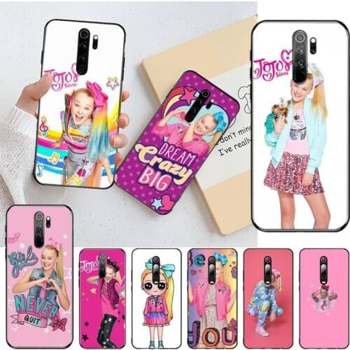 Jojo Siwa Phone Case for Redmi Note 9 8 8T 8A 7 6 6A Go Pro Max Redmi 9 K20 K30 Pro