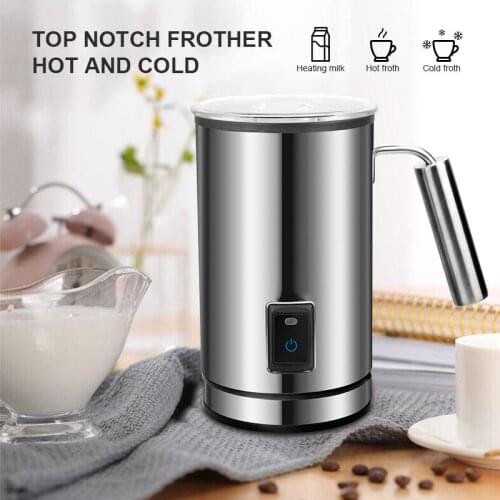 Elctric Milk Frother Soft Foam Warmer for Coffee Essperso Cappuccino Milk Steamer 3 Function Creamer Milk Heater