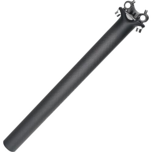 Bicycle Mountain Bike Road Bike 27.2 / 30.8 / 31.6mm 350 / 450mm Seatpost Tube Carbon Fiber Thickened Bicycle Parts
