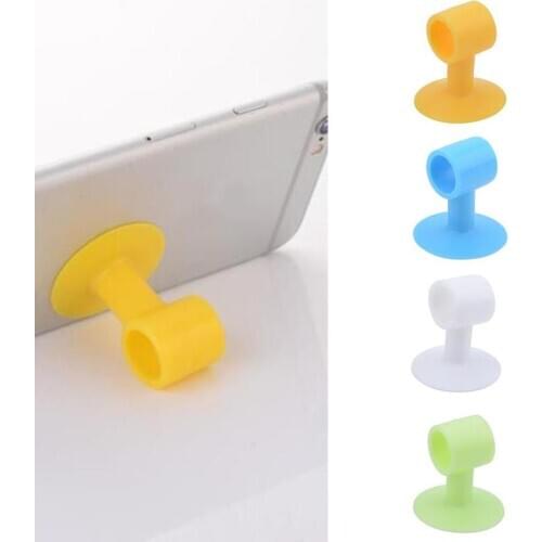 Multifunctional suction cup silicone self-adhesive door stopper non-drilling sticker wall protector hidden door stopper phone ho