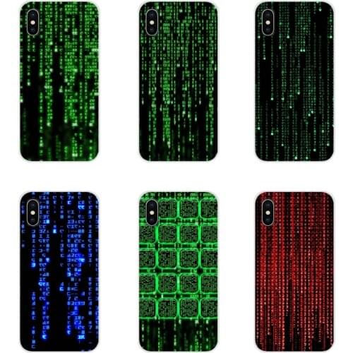 Fashion Matrix Code For Huawei Y5 Y6 Y7 Y9 Prime Pro GR3 GR5 2017 2018 2019 Y3II Y5II Y6II Accessories Phone Shell Covers