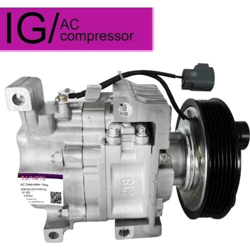 New Air Conditioning Compressor For Mazda 6 For Atenza 1.8L 2.0L 2.3L AC Compressor With Pulley H12A1AF4DV H12A1AF4DW H12A1AK4D