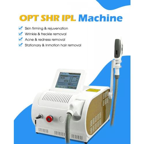 Portable OPT Elight Laser Epilator SHR Painless IPL Laser Hair Removal Skin Tightening Rejuvenation Beauty Machine