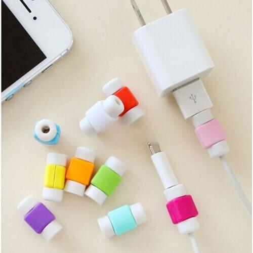 Silicone USB Charging Cable Protection Protector Cover for Mobile Phone Charger Data Line Cables