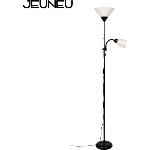 Modern nordic design 2 lights night Floor Lamp stand Living Room adjustable Hotel Lighting E27 LED AC 110V 220V For Bedroom home