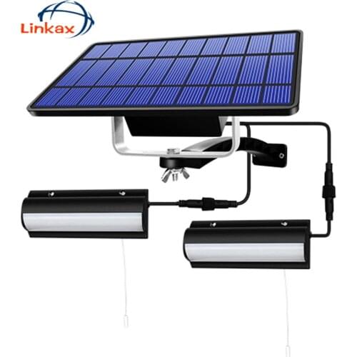 LED Solar Pendant Lights Outdoor Indoor Warm White Auto On Off Solar Lamp for Barn Room Balcony Chicken with 3m Line Pull Switch