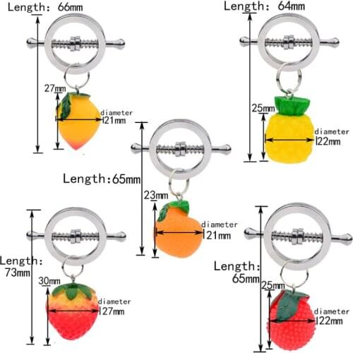 Spring splint Nipple Clamps Sexy Piercings for Women Stainless Steel Fake Nipple Piercing Jewelry Non Piercing Nipple Ring 18