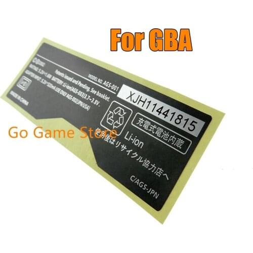 10pcs for Gameboy Advance/ SP/ Color for GBA/ GBA SP/ GBC GBP Game Console New Lables Stickers