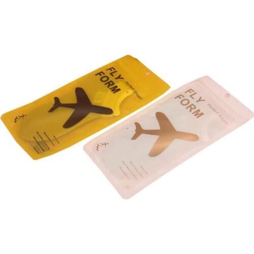 100pcs Plastic Ziplock Bag Zipper Storage Bag for Kids Socks Transparent Packaging Bag Storage Pouch 12x25cm