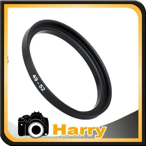 2pcs 49-52-55-58-62-67-72-77-82mm 49 to 52 55 58 62 67 72 77 82mm Metal Step Up Rings Lens Adapter Filter