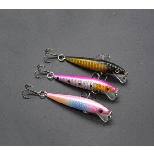 67mm/2.3g Anti-Corrosion Freshwater Plastic Fishing Bait Artificial Topwater Minnow High Quality Fishing Lure Hard Bait