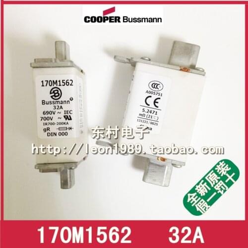United States Cooper Bussmann fuse 170M1562 170M1562D 32A 690V fuse